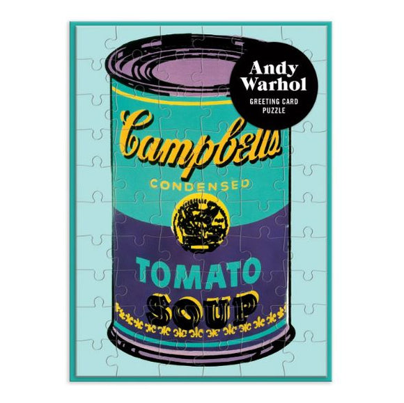 Andy Warhol: Soup Can Puzzle Greeting Card
