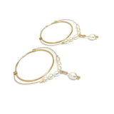 Waterdrop Hoop Earrings by MPR Jewelry