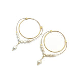 Waterdrop Hoop Earrings by MPR Jewelry
