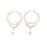 Waterdrop Hoop Earrings by MPR Jewelry