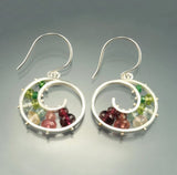 Medium Spiral Earrings by Ashka Dymel