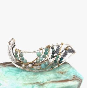 Gem Wave Bracelet by Vanessa Savlen