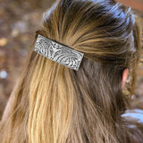 Art Nouveau Weave Hair Barrette by Oberon Design