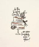 Wedding Cake Greeting Card by Sweet Julie Marie
