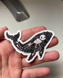 Whale Animus Sticker by Cat Rocketship