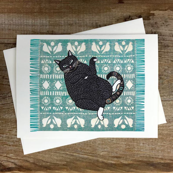 What Are You Looking At? Greeting Card by Angie Pickman