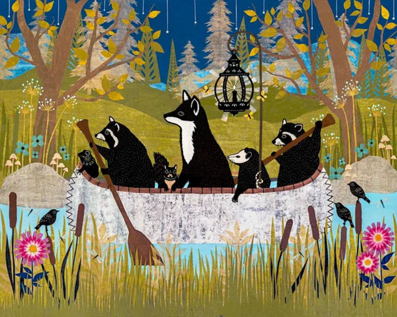 Where The Lantern Light Leads Print by Angie Pickman