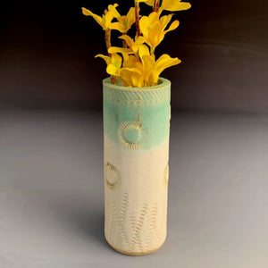 Short Round Bud Vase by Macone Clay