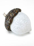 Natural Collection: Frosted Glass Acorns by Grateful Gathers Glass