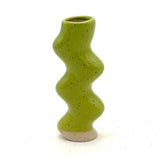 Wiggle Bud Vase by Keene Pottery