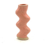 Wiggle Bud Vase by Keene Pottery