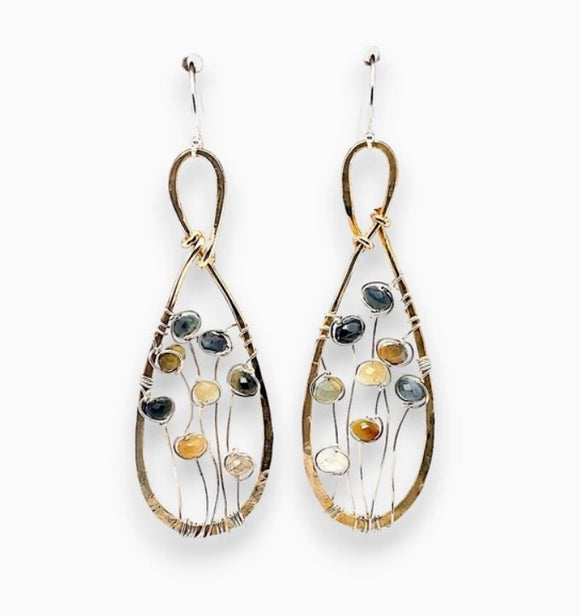 Wild Flower Earrings by Vanessa Savlen