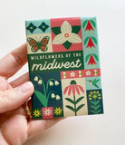 Midwest Wildflowers Magnet by Bottlebrush Graphics
