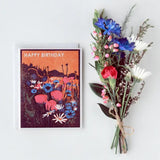 Wildflowers Birthday Card by Heartell Press