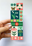 Wildflowers of the Midwest Bookmark by Bottlebrush Graphics