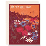 Wildflowers Birthday Card by Heartell Press