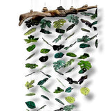 Wild Green Medley - Medium by Laurel Grey Glassworks