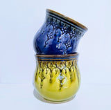 Stemless Wine Glass by Plays In Mud Pottery