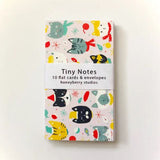 Winter Kitties Tiny Note Cards by Honeyberry Studios