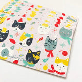 Winter Kitties Tiny Note Cards by Honeyberry Studios