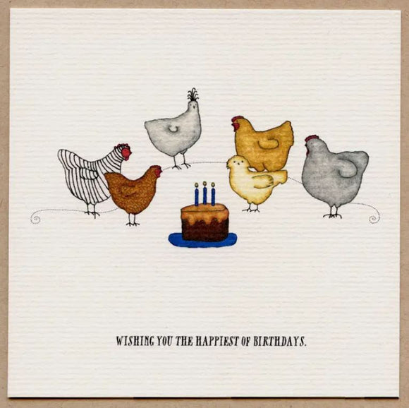 Wishing Birthday Greeting Card by Beth Mueller