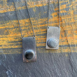 Wood Grain Rock Necklace by Jennifer Nunnelee