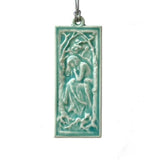 Woodland Girl Tile Ornament by Whistling Frog