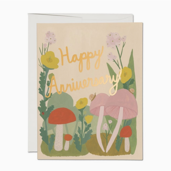 Woodland Anniversary Greeting Card from Red Cap Cards