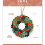 Wreath Felt Ornament Kit by Kiriki Press