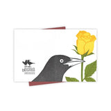 Yellow Rose Grackle Card by Burdock & Bramble