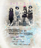 4 Things Greeting Card by Lori Biwer-Stewart