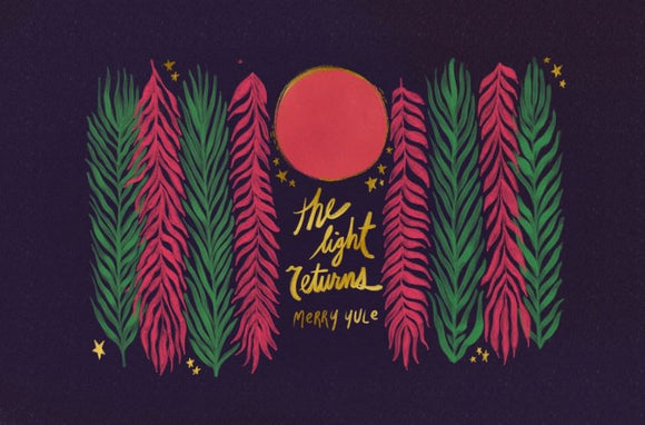 The Light Returns Yule Greeting Card by Cat Rocketship