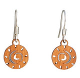 Twig Circle Lasercut Wood Earrings by Woodcutts