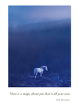 White Horse at Dusk, Scotland Birthday Card from Artists To Watch