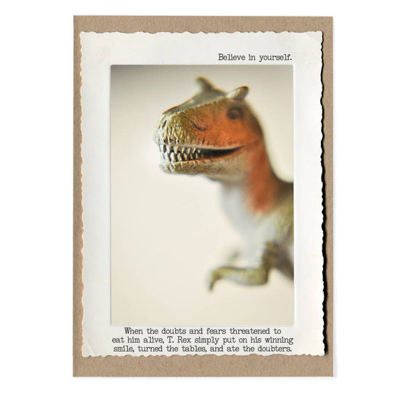 T. Rex Teeth Greeting Card by Jamie Redmond