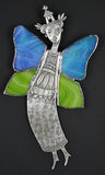 Flutterby Girl Wall Sculpture by Leandra Drumm Designs