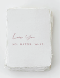 Love You Greeting Card by Paper Baristas