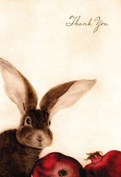 Rabbit Thank You Card from Artists to Watch