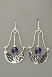 Crescent Drop Earrings by Thomas Kuhner
