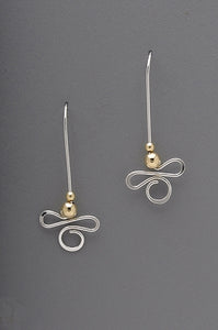 Squiggles Earrings by Thomas Kuhner