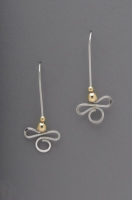 Squiggles Earrings by Thomas Kuhner
