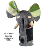 Wool Elephant Puppet by Cate & Levi