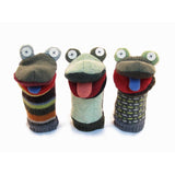 Wool Frog Puppet by Cate & Levi