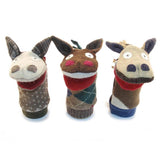 Wool Horse Puppet by Cate & Levi
