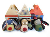 Wool Scrappy Dog Stuffed Animal Kit by Cate & Levi
