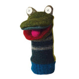 Wool Frog Puppet by Cate & Levi