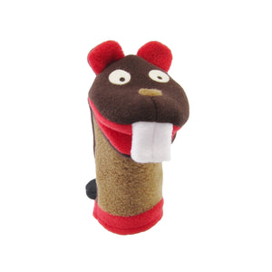 Fleece Hungry Beaver Puppet by Cate & Levi