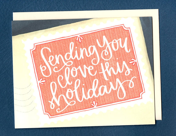 Sending Love Holiday Card by 1canoe2