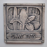Dwarf Iris 4" x 4" Tile by Whistling Frog