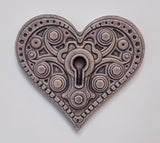 Keyhole Heart Wall Tile by Whistling Frog